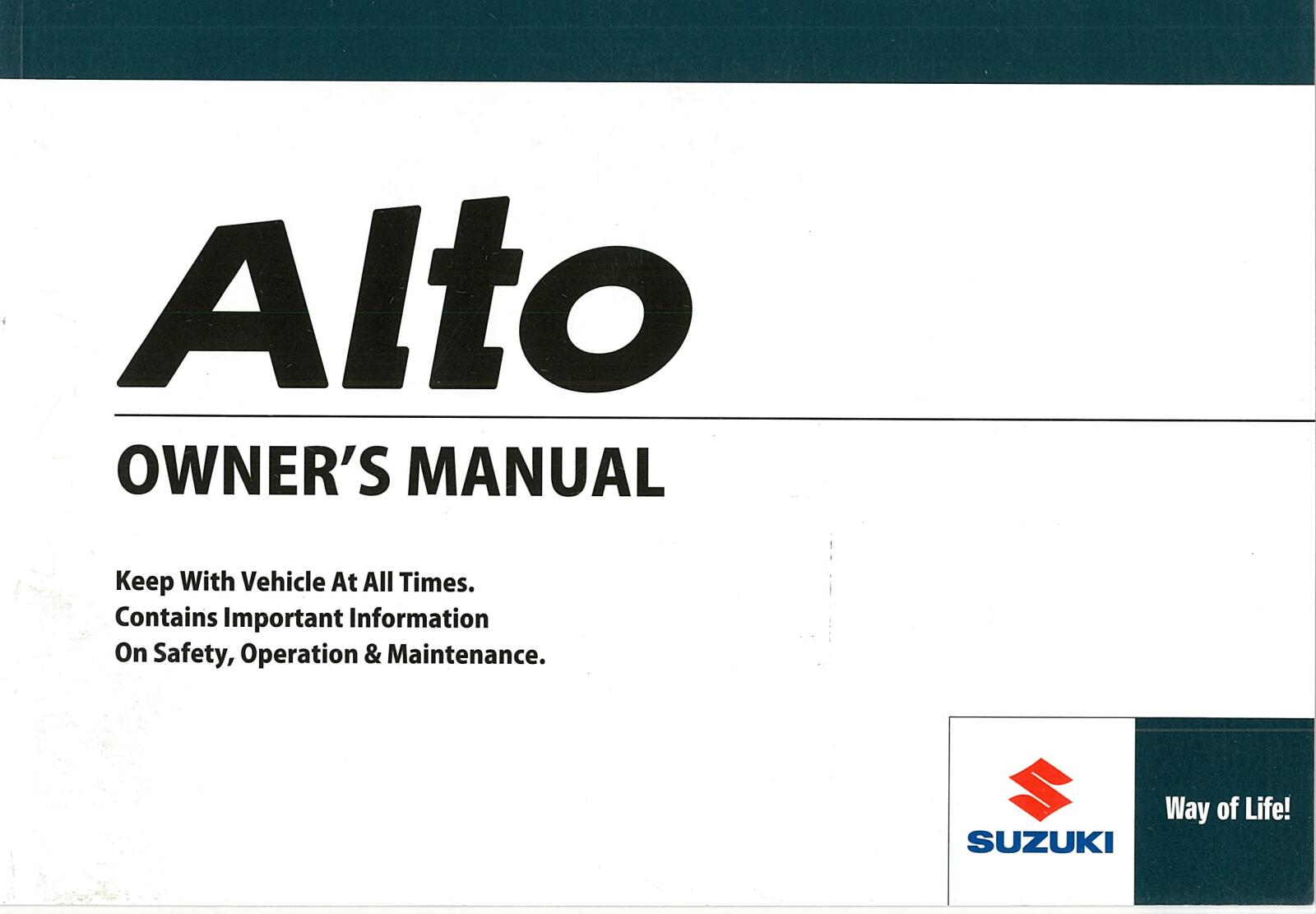 2010 Alto owners Manual pdf 17 MB 